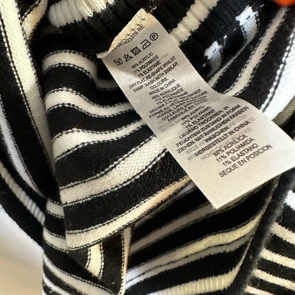 French Connection (Nordstrom) Striped Turtleneck Tunic Sweater - Picture 4 of 4